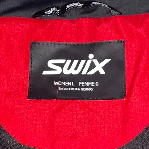 Swix Women's Red/Black Cross Country Ski Jacket Size L - Picture 6 of 8